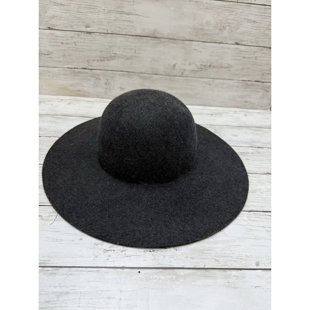 J.Crew 100% Wool Gray Hat Small/ medium Womens Boho Classic Style Floppy